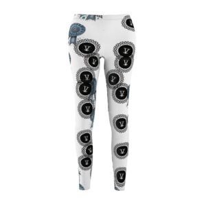 Argentina escarapela & V Monogram Pattern Leggings - Designed by VALENTINAMONT