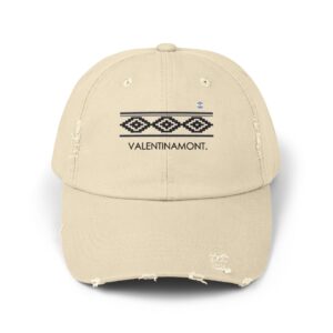 Argentine Pampa Design Hat with Geometric Embroidery — Designed by VALENTINAMONT.