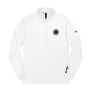 adidas® Performance Golf Top V Monogram Quarter-Zip Pullover — Designed by VALENTINAMONT