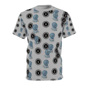 Argentine escarapela & V Monogram Pattern Tee — Unisex T-Shirt designed by VALENTINAMONT