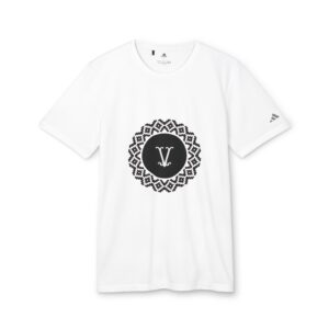 adidas® Sport Tee with 'V' Monogram — Lightweight Athletic Shirt. Designed by VALENTINAMONT